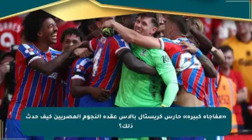 «مفاجأة كبيرة» حارس كريستال بالاس عقدة النجوم المصريين كيف حدث ذلك؟